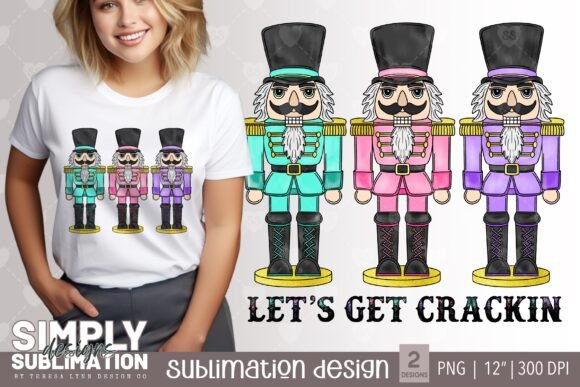 Colorful Christmas Nutcracker PNG for Illustrations