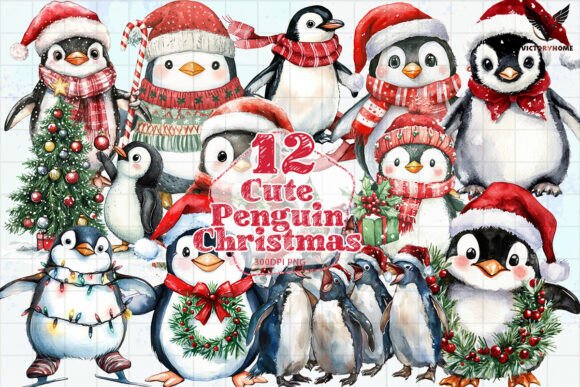 Cute Penguin Christmas Clipart PNG: Brand Review