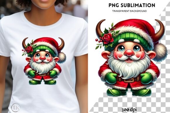 Gnome for Christmas PNG: Festive Illustrations