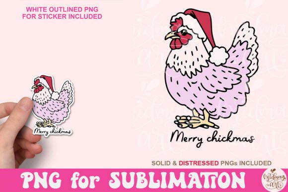Merry Chickmas PNG: Festive Illustrations