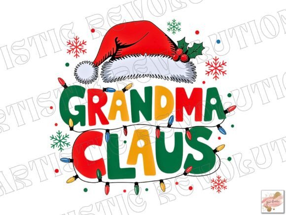 Review: Christmas Grandma Santa Illustrations