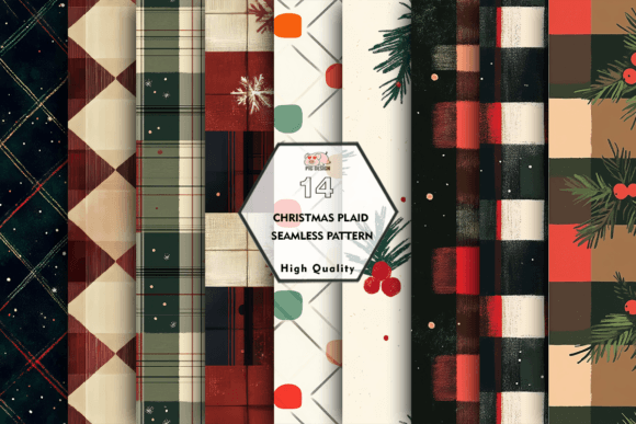 Review: Christmas Plaid Seamless Pattern Clipart