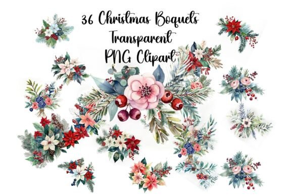 Reviewing 39 Christmas Flower Bouquets for Stitchers