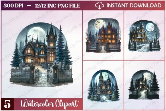 Reviewing Christmas Gothic House Clipart for Embroidery