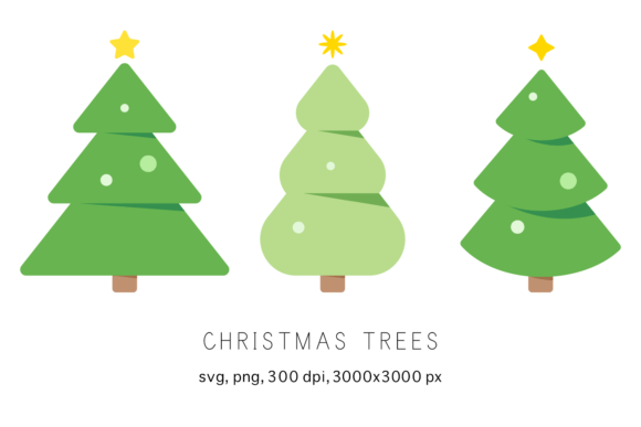 Reviewing Christmas Vector Tree SVG Illustrations