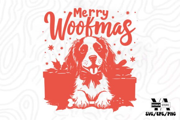 Vintage Christmas SVG, Dog: Illustrations for Blogs